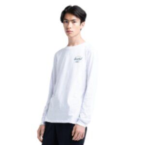 Herschel | Unisex Long Sleeve T Shirt | White | Size Medium